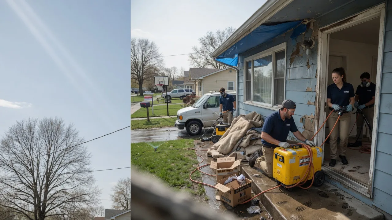 Basement Flood Cleanup in Webbers Falls, OK near me